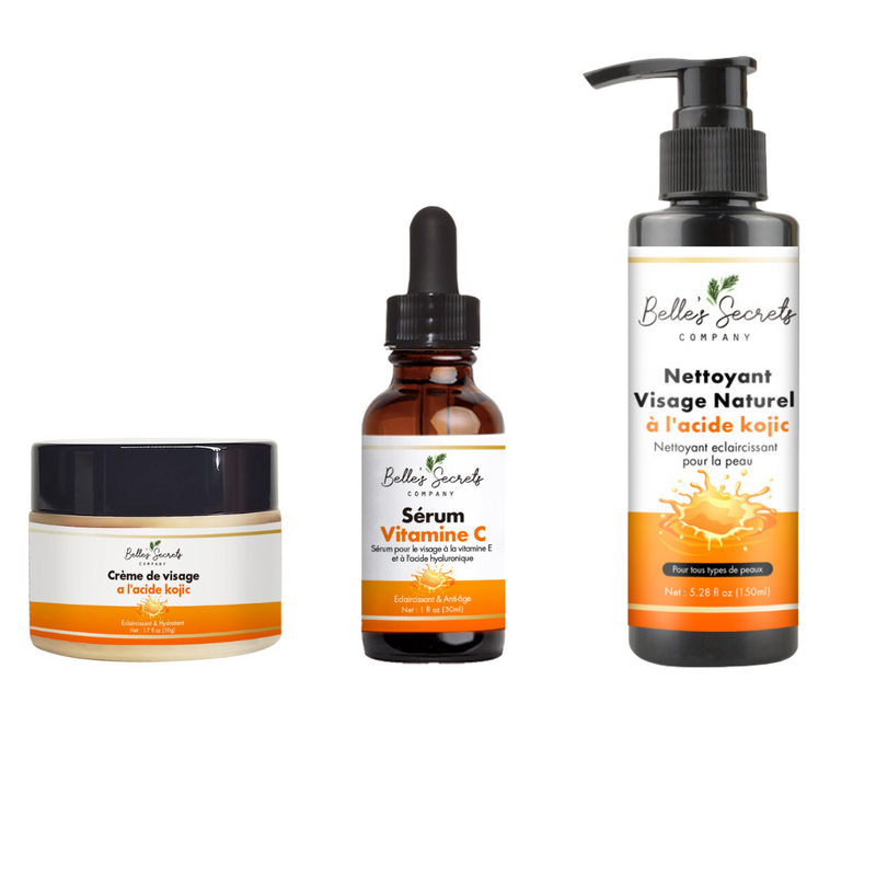 Set visage radiance à l'acide kojic