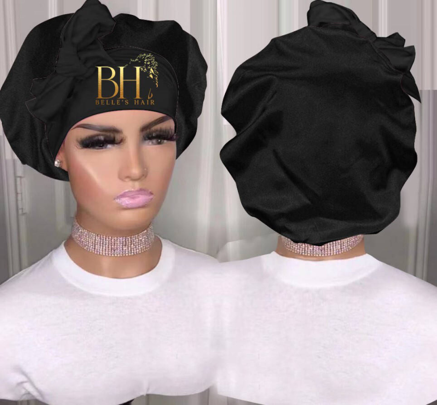 Bonnet en satin
